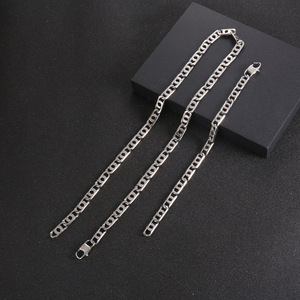 European American Style Minimalist Bracelet <b>Titanium</b> Steel <b>Chain</b> CE097 Unisex Jewelry Gift - Product Image 2
