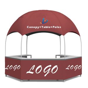 Custom <b>Large</b> Display 3x3 Hexagonal Dome Advertising Tent for Promotions Events Exhibitions Booths-Windproof Tradeshow Giveaways - Product Image 2