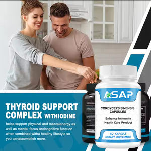 Cordyceps sinensis แคปซูลเห็ด100% 500มก. อาหารเสริม - Product Image 2