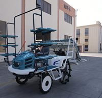 Planteuse de riz Jeegee à six roues et quatre roues motrices, haute productivité, facile à utiliser, à vendre