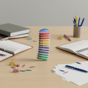 Mi Casita Utility Knife Stainless Steel Blade Snap Off Plastic Handle Blue WB 978P Office Cutting Tool - Product Image 2