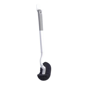 Toilet <b>Brush</b> Long Handle Nylon Bristles Wall Mounted For Home Cleaning - Product Image 1
