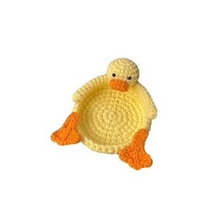 Nouvelle sous-verre isolant en coton fait main au crochet, motif dessin animé mignon tortue et mouton, pour protection de table - Product Image 5