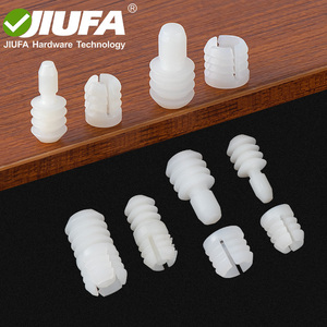 Jiufa Phần Cứng Nhựa Chèn Kết Nối 2 Trong 1 Kết Nối Pin Bolt Vít Nhanh Chóng Cài Đặt Nylon Fastener Ẩn Các Loại Hạt Và Bu Lông - Product Image 3