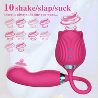Top-Angebot: 2-in-1 Rosen-Saugnapf-Vibrator – G-Punkt- und Kitzlerstimulator für die Masturbation der Frau