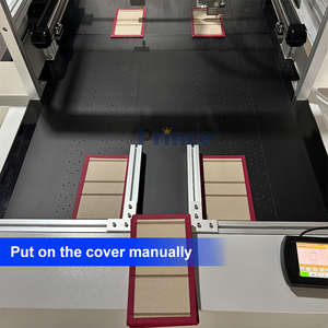 Bán tự động bìa cứng cuốn sách hình cứng nhắc Hộp quà tặng hình thành lắp ráp máy có thể gập lại bao bì hộp giấy Máy làm - Product Image 2