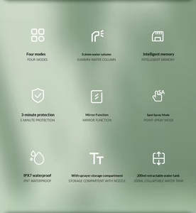 Hydropulseur électrique portable et étanche pour nettoyage dentaire professionnel, rechargeable pour la maison, l'extérieur et l'hôtel - Product Image 5