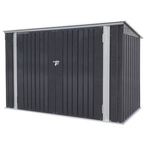AJUNION Extra Large giardino capannone di stoccaggio in metallo capannone di stoccaggio giardino edificio capannone con chiusura a chiave - Product Image 1