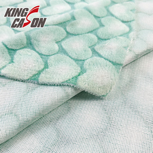 Kingcason Guarented qualità colorata Premium a maglia ecologica OEKO-TEX certificata un lato tessuto in pile di flanella per capi - Product Image 3