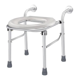 Bath <b>Chair</b> Double-layer Suction Inclined Foot Tip Non-slip Round Bottom Rubber Stool <b>Chair</b> Suction Foot Cover - Product Image 1
