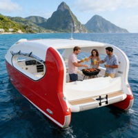 Nouveauté Bateau Gonflable avec Moteur Bateau Gonflable Portable Maison pour Camping en Plein Air et Jeux Aquatiques