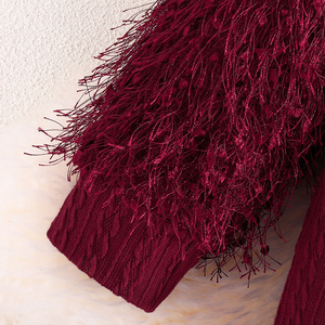 Vestido de Punto Elegante y Moderno para Niñas de 4 a 7 Años, Ropa de Lana para Otoño e Invierno, Suministro ODM - Product Image 4