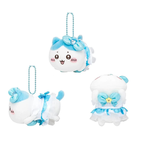 8 nouveaux designs de porte-clés en peluche brodés mignons de 9 cm, personnages Chiikawa Hachiware & Usagi, pour la décoration de sacs à dos - Product Image 2
