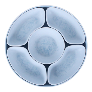 Plato <span class=keywords><strong>de</strong></span> Servir <span class=keywords><strong>de</strong></span> <span class=keywords><strong>Melamina</strong></span> Plástica Ecológica y Duradera <span class=keywords><strong>de</strong></span> 11 Pulgadas, <span class=keywords><strong>con</strong></span> <span class=keywords><strong>Divisiones</strong></span> Extraíbles, Libre <span class=keywords><strong>de</strong></span> BPA, Apto para Lavavajillas, para Aperitivos <span class=keywords><strong>de</strong></span> Camping - Product Image 1