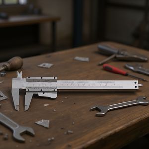 Pied à coulisse Fervi Satin 150 mm, outil de mesure de précision pour le travail des métaux - Product Image 3