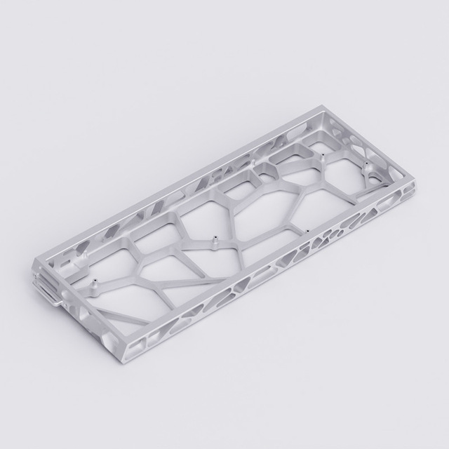 AFLION Custom CNC Fort60 60% Layout CNC Aluminium Hollow Keyboard Shell Magnetic Switch Keyboard case