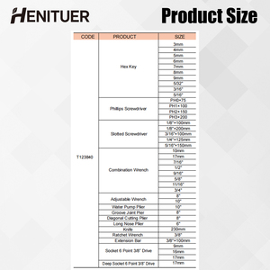 HENITUER T1238 Outils en titane non magnétiques multifonctionnels, ensemble de 40 pièces, adaptés aux domaines domestique, médical et <span class=keywords><strong>a</strong></span>éronautique - Product Image 5