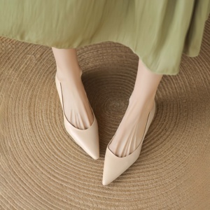 Zapatos Elegantes para Mujer, Primavera 2026, Estilo Vintage, Imitación de Gamuza, Alta Calidad, Punta en Pico, para Vestir, Fiesta, Oficina - Product Image 3