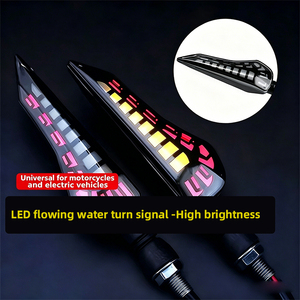 ไฟเลี้ยว LED ลายเกล็ดมังกร แบบไหล กันน้ำ สำหรับมอเตอร์ไซค์ จักรยานไฟฟ้า  อะไหล่เปลี่ยนด้านข้าง - Product Image 5