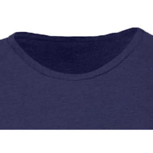 T-shirt personnalisé écologique respirant pour femme, style streetwear, col rond, manches courtes, en molleton uni bio gris, toutes tailles - Product Image 2