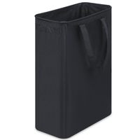 Panier à linge étroit 48L avec poignée, pliable, pour vêtements sales, portable, organisateur de rangement