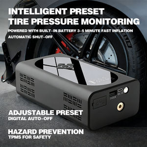 Démarreur de voiture puissant pour tous les véhicules 12V, <span class=keywords><strong>booster</strong></span> de batterie portable multifonctionnel 20000mAh avec pompe à air - Product Image 4