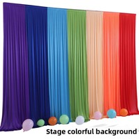 Rideau de scène de mariage en fil arc-en-ciel pour la décoration des fêtes d'enfants et des célébrations de maternelle