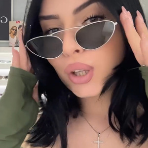 Lunettes de soleil œil-de-chat à monture unique, nouveau modèle 2024, en métal, style européen et américain, tendance, protection UV400, pour la photographie de rue transfrontalière - Product Image 1