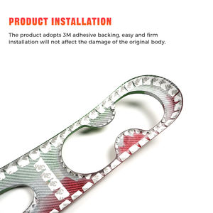 Coque de support de verre à eau en Fiber de carbone véritable Shasha pour <span class=keywords><strong>Fiat</strong></span> Abarth <span class=keywords><strong>500</strong></span> 595 695 <span class=keywords><strong>2016</strong></span> + accessoires intérieurs - Product Image 4