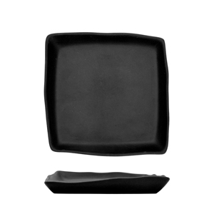 Piastra Piatta Quadrata in Grafite IO 21x21 Cm - Product Image 3