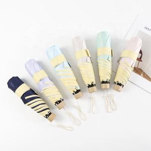 ร่มพับสามตอนแบบแมนนวล 6 ซี่โครง ทำจากอลูมิเนียมอัลลอยด์ ทนทานต่อรังสียูวี สีสันหลากหลาย ปรับแต่งได้ เหมาะสำหรับเป็นของขวัญทางธุรกิจ - Product Image 4