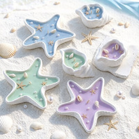 Kreative Handgemachte Seestern- und Muschelförmige Duftkerzen Neuartige Souvenir-Geschenke Wohndekor-Ornamente Sojawachs-Aromakerzen