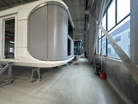 Maison conteneurisée préfabriquée, cafés mobiles, librairies, écoles/supermarchés, kiosques de centre commercial, bureaux modulaires modernes, hôtels, villas