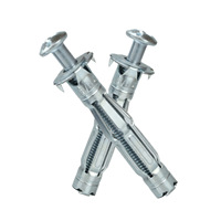 Kit d'ancrages muraux creux Molly Bolt robustes avec vis d'expansion pour cloisons sèches, briques creuses et plaques de plâtre
