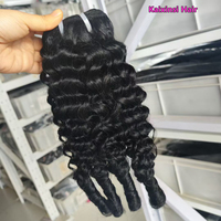 Extensions de Cheveux Humains Bouclés Birmans à Prix Abordable, Bundles de Cheveux Naturels Bruts Alignés avec la Cuticule, Tissages de Cheveux Humains Bouclés Ondulés Profonds, Vente en Gros d'Extensions de Cheveux Remy