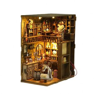 Décoration de maison et de bureau pour anniversaire et Pâques, nouvelle maison de poupée, puzzle 3D, monde magique, jouet DIY en bois - Product Image 1