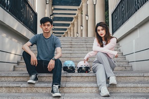 Mũ bảo hiểm xe điện nửa đầu, có thể điều chỉnh kích thước, thoáng khí, unisex, đạt chứng nhận CCC, chất liệu ABS+EPS, dành cho người lớn - Product Image 5
