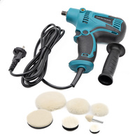 Polisseuse électrique 220V OEM en alliage d'aluminium, garantie 3 ans, tampons de polissage, contrôle de vitesse, abrasif fin, portable, 5kg, pour polissage automobile