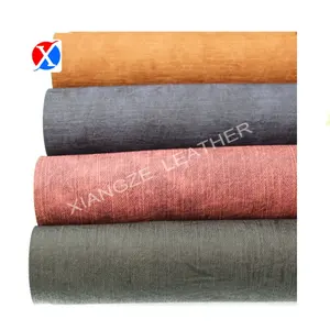 Waterproof High Performance PVC artificial Leather For Sofa Fabric Faux Leather