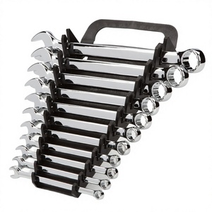 Juego de Llaves Combinadas de Acero al Carbono Imperial CRV de 12 Puntas, 11 Piezas, Personalizable OEM/ODM, de 1/4 a 3/4 Pulgadas, Cromadas, 1 Año de Garantía - Product Image 3