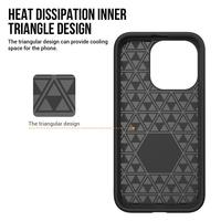 Qualité 2 en 1 hybride armure Triangle coque de téléphone pour Xiaomi téléphone Anti-chute robuste housse de téléphone pour Redmi Note 8 9 10 Pro