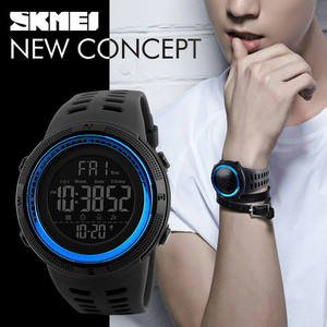 Reloj SKMEI 1251 Multifuncional de Goma con LED Digital, Resistente al Agua 50M, para Hombre, Moderno, de Lujo, con Luz, Cronómetro, para Regalo - Product Image 4