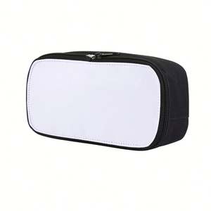 Nueva Llegada, Bolsa de Lápices de Lona Blanca para Sublimación, Bolsa de Maquillaje Cosmética con Impresión por Transferencia de Calor Personalizada, Regalo Promocional - Product Image 3