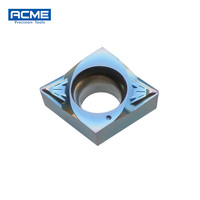 Plaquettes de tournage CNC en carbure de tungstène de qualité ultra-précise CCGT09T304-SKC, revêtement PVD, forme losange, pour centres de tournage CNC, OEM