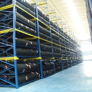 Estantes <span class=keywords><strong>de</strong></span> apilamiento <span class=keywords><strong>de</strong></span> neumáticos personalizados multicapa <span class=keywords><strong>de</strong></span> alta capacidad Accionamiento resistente en estanterías <span class=keywords><strong>de</strong></span> palés Estante <span class=keywords><strong>de</strong></span> metal Estantes <span class=keywords><strong>de</strong></span> acero <span class=keywords><strong>de</strong></span> almacén - Product Image 1