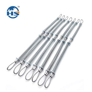 สายเคเบิลเพื่อความปลอดภัยสำหรับอุปกรณ์เพาะเลี้ยงสัตว์น้ำเหล็กกล้าคาร์บอนหรือ SS สำหรับเชื่อมต่อท่อกับท่อหรือท่อกับเครื่องมือ - Product Image 1