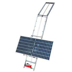 傾斜屋根タイル用電気25mソーラーパネルリフト新しい状態380V鋼ワイヤーロープスリング建設産業用 - Product Image 1