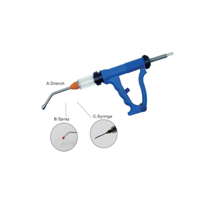 KD113-B 20ml <span class=keywords><strong>Plastique</strong></span> Acier Veau Oral Medical Feeder Drench <span class=keywords><strong>Seringue</strong></span> 50 ml Bétail Drench Gun - Product Image 5