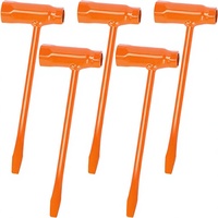 Clé à chaîne en acier allié – Outil polyvalent tournevis et clé en T pour écrous de chaîne de tronçonneuse de 1/2 po, 3/4 po, 13 mm, 19 mm