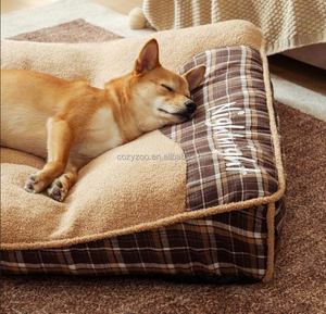 Benutzer definierte große ortho pä dische Haustier bett abnehmbare Abdeckung Komfortable Kissen Einfache Reinigung-Moderne wasch bare Haustier betten Zubehör Trusted Pet - Product Image 3